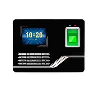 SAeWare Attendance System Fingerprint USB Password Access Control Office Employee Recorder Device Biometric Machine Suitable for Small Businesses,Without Card,English