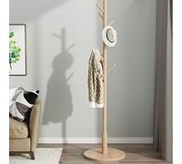 SAeWare Corner Hanger, Vintage Coat Rack Wood Coat Rack Placed for Hanging Meet The Daily Clothing Storage Needs Winter Clothes Will Not Fall Off,Yellow