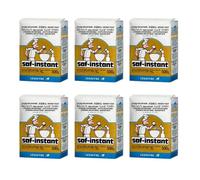 SAF Instant Gold Yeast 6x500g - Osmotolerant - Granular Free-Flowing Yeast for High Sugar Doughs - Ideal for Warmer Dough Temperatures (NP)
