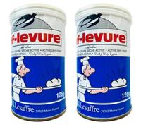 Saf Levure Active Baking Yeast 2x125g Pack | Granular Yeast for Baking, Bread Making Pizza Dough, Pastries | Long Shelf Life, Stable at Room Temperature (NP)