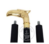 Safa Nautical store agle Walking Stick - Rare Eagle Head Wooden Cane Walking Stick for Men and Women - Canes and 3 Fold Walking Sticks with Metal Brass Handle