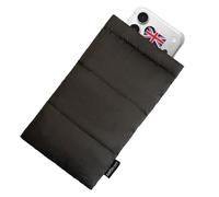 SAFACUS Thermal Phone Case for Outdoor Camping Beach Skiing - Prevents Freezing & Overheating, Extends Battery Life, Drop Proof, for Smart Phone Pouch Cover Bags (Brown)