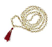 Safaed Gunja Mala or White Gunja Mala for Home Puja 108 Beads