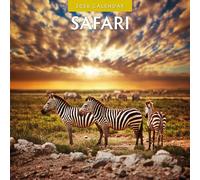 Safari- 2026 Square Wall Calendar - by Red Robin Publishing
