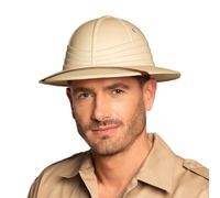 SAFARI ADVENTURER / BRITISH ARMY PITH HELMET KHAKI FANCY DRESS HATS