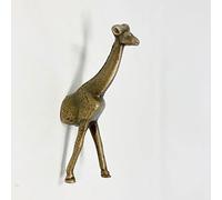 Safari Antique Brass Animal Iron Metal Drawer Knobs (Knob, Giraffe)