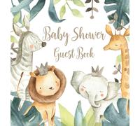 Safari Baby Shower Guest Book (Hardcover)