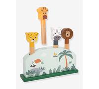 SAFARI baby small foot jumping animals stacking toy multicoloured