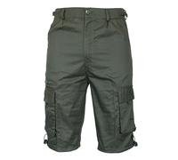 Safari Cargo Combat Military Shorts Sizes 30" - 44" in 9 Camo & Plain Colours!! (34, Plain Olive)