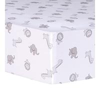Safari Chevron Animals Fitted Crib Sheet