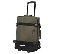 Safari Duffle Suitcase Luggage 2 Wheel Trolley Case Olive Soft Shell - 20"