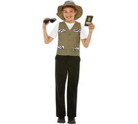 Safari Explorer Kit Kids Fancy Dress Zoo Keeper Boys Girls Book Day Costume Set