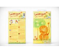 Safari Jungle Lions Animal Nursery Kids Quicksticks New