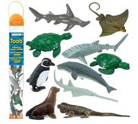 Safari Ltd. 10 Endangered Sea Creatures Miniature Figures, Non-Toxic and BPA-Free, Suitable for Children from 3 Years
