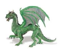 Safari Ltd 10155 Forest Dragon With Golden Eyes 16 Cm Mythology Series
