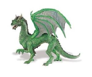 Safari Ltd 10155 Forest Dragon With Golden Eyes 16 Cm Mythology Series