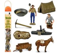 Safari Ltd 110481 Gold Rush 9 Minifigures Theme New Release 2026