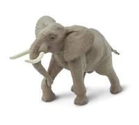 Safari Ltd. African Bull Elephant Figurine - Realistic 7.6"""" Wildlife Figure - Educational Toy for Boys Girls and Kids Ages 3+
