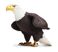 Safari Ltd. Bald Eagle Figurine - Detailed 7"""" Plastic Model Figure - Fun Educational Play Toy for Boys Girls & Kids Ages 18 months+