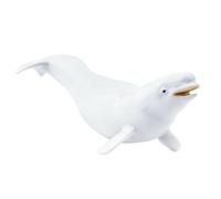 Safari Ltd. Beluga Whale Figurine - Lifelike 8"""" Plastic Model Figure - Fun Educational Play Toy for Boys Girls & Kids Ages 3+