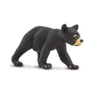 Safari Ltd. Black Bear Cub Figurine - Detailed 3"" Plastic Model Figur