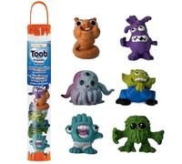 Safari Ltd. Friendly Aliens Designer TOOB - 6 Miniature Alien Figurines - Fun Toy Set for Boys, Girls, and Kids Ages 3+