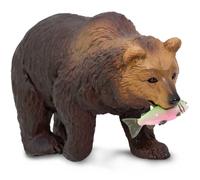 Safari Ltd. Grizzly Bear Figurine - Detailed 4.5"""" Plastic Model Figure - Fun Educational Play Toy for Boys Girls & Kids Ages 3+