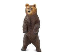 Safari Ltd. Grizzly Bear Figurine HandPainted Lifelike 4.2 Model Figure Fun Educational Toy for Boys Girls & Kids Ages 3+