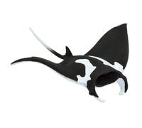 Safari Ltd. Manta Ray Figurine HandPainted Realistic 5.75 Sea Life Model Figure Educational Toy for Boys Girls & Kids Ages 3+