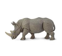 Safari Ltd. White Rhino Toy Figurine - Realistic Hand-Painted 5.75"""" Model Figure - Safe Educational Toy for Boys Girls & Kids Ages 3+