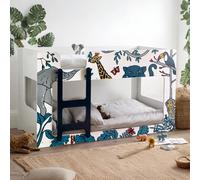 Safari Novelty Bunk Bed - White