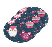 Safari Owls Forestry Animals Cakes Cartoon Absorbent Dish Washing sponges All-Purpose Cleaning sponges for Household use for Dishes,Pots,Pans All at Once (3 Count)