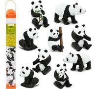 Safari Pandas, White, 2.05 x 2.05 x 13 inches