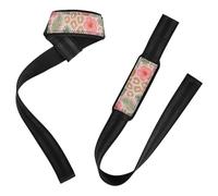 Safari Seasons Leopard Print - Summer Tropical Fitness Lifting Straps 26" Power Workouts Pair of Gym Straps for