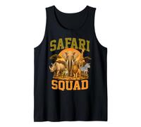 Safari Squad African Safari Animals Wildlife Tank Top