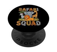 Safari Squad Cute Cartoon Jungle Animal PopSockets Adhesive PopGrip