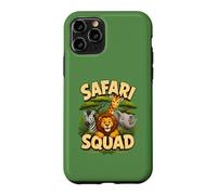 Safari Squad Cute Zoo Jungle Animals Crew Design Case for iPhone 11 Pro