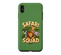 Safari Squad Cute Zoo Jungle Animals Crew Design Case for iPhone XS Max