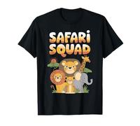 Safari Squad Funny Cute Wildlife Animal Art T-Shirt