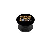 Safari Squad - Jungle Animal Adventure Crew Design PopSockets Adhesive PopGrip