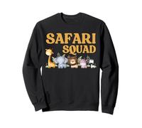 Safari Squad - Jungle Animal Adventure Crew Design Sweatshirt