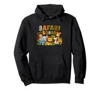Safari Squad Jungle Animal Lions Kids Pullover Hoodie
