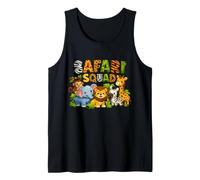 Safari Squad Jungle Animal Lions Kids Tank Top