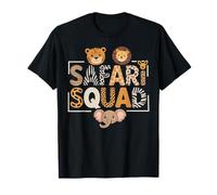 Safari Squad Lion Elephant Zoo Trip Zoo Keeper Wildlife Zoo T-Shirt