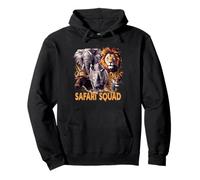 Safari Squad The Big Five Safari African Wildlife Journey Pullover Hoodie