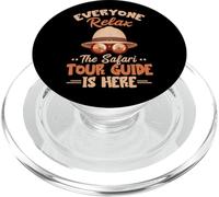 Safari Tour Guide Everyone Relax Safari Tour Guide Costume PopSockets PopGrip for MagSafe