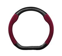 SAFATBZ Wheel Steering Protector 38cm For Audi A3 8P 8L 8V S3 RS3 Q3 S For Line 2014-2023 D Shape Car Steering Wheel Cover Auto Accessories Car Steering Wheel Covers(D Red)