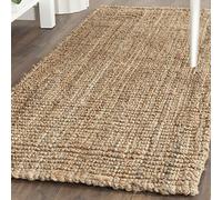 SAFAVIEH Natural Fiber Collection Runner Rug - 2' x 6', Natural, Handmade Chunky Textured Jute 0.75-inch Thick, Ideal for High Traffic Areas in Living Room, Bedroom (NF447A)