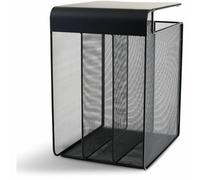 Safco Onyx Hanging Desktop Organizer with 3 Vertical Trays, Under-Desk Storage