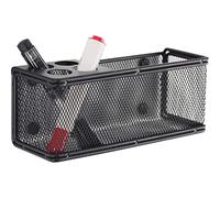 Safco Products 3612BL Onyx Mesh Marker Organizer Basket, Black,8" W x 3.25" D x 3" H